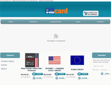 Tablet Screenshot of e-simcard.com